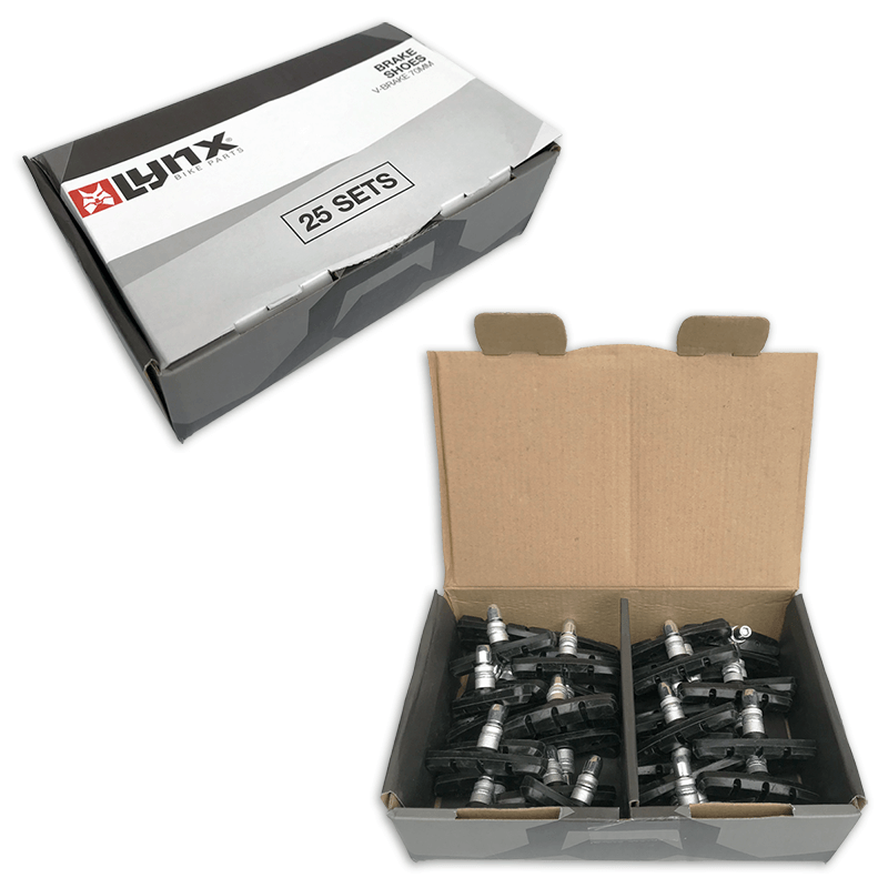 440815.BOX LYNX Patins de frein V-Brake 72 mm 25 jeux 72 mm