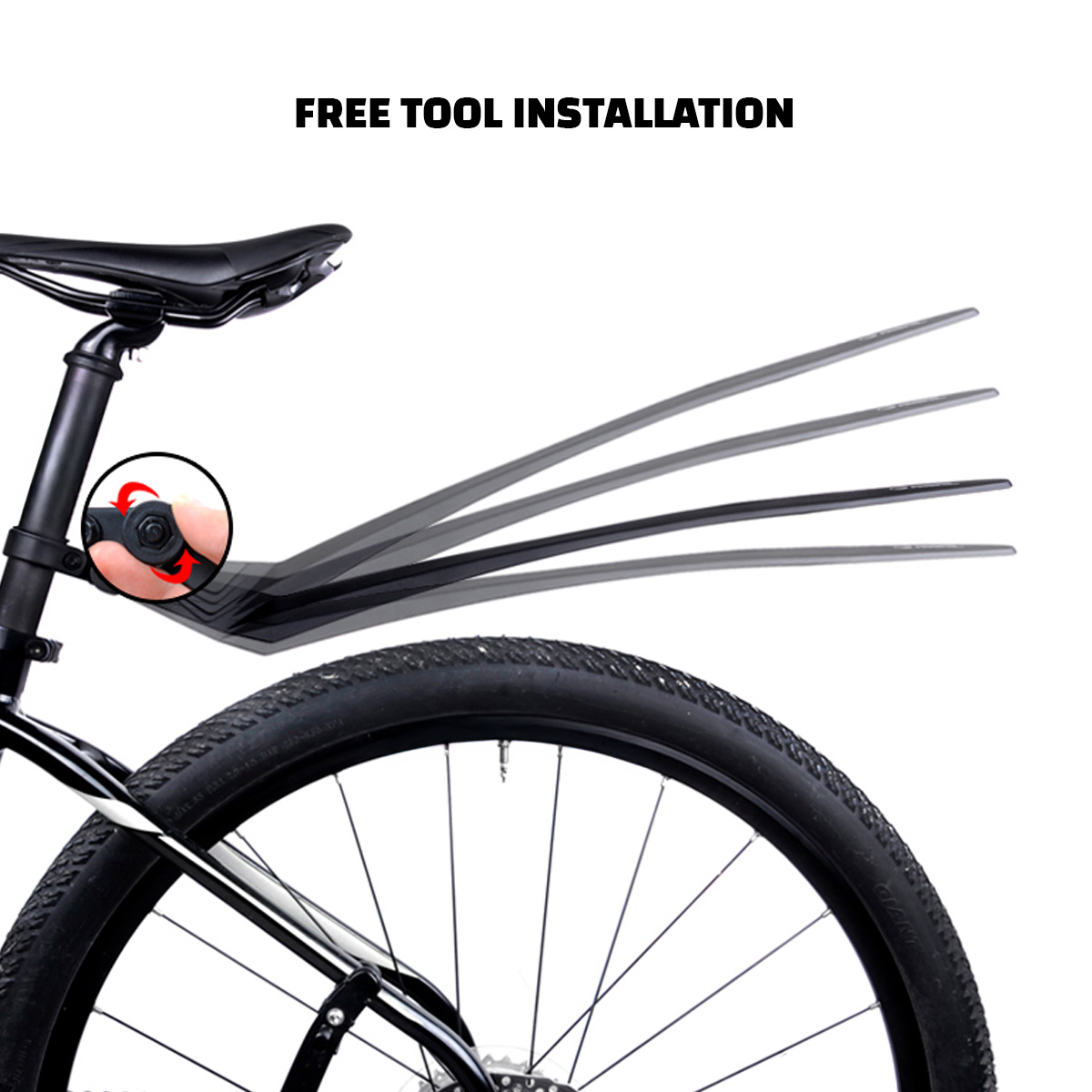 440005 LYNX Spatbordenset MTB 24 - 29 Inch