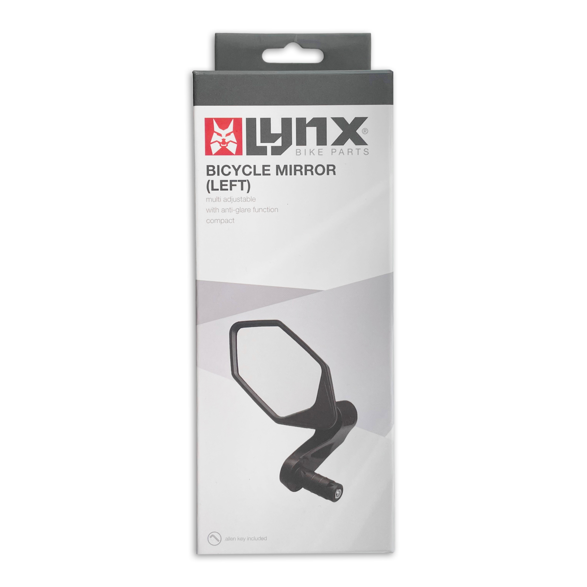 421153 LYNX Rétroviseur de vélo (gauche) <-> 102 x 56 mm