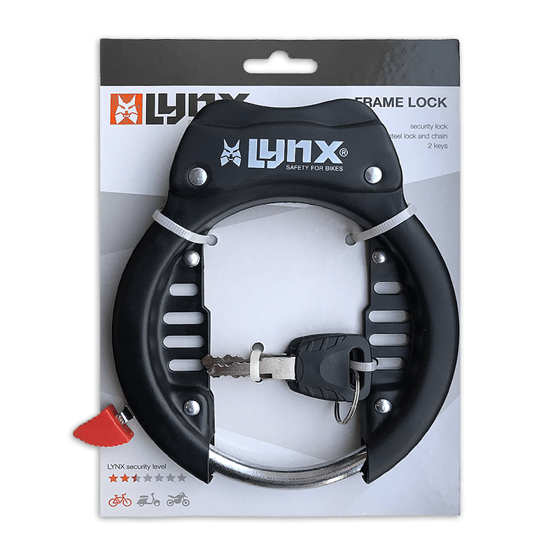 410732 LYNX Frame lock with removable key <-> 66 mm