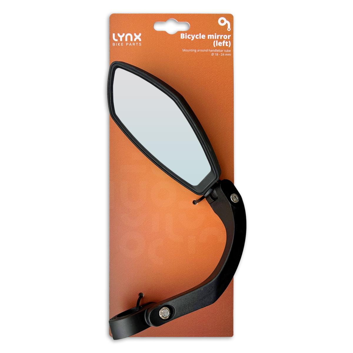 421121.L LYNX Rétroviseur de vélo (gauche) <-> 110 x 47 mm